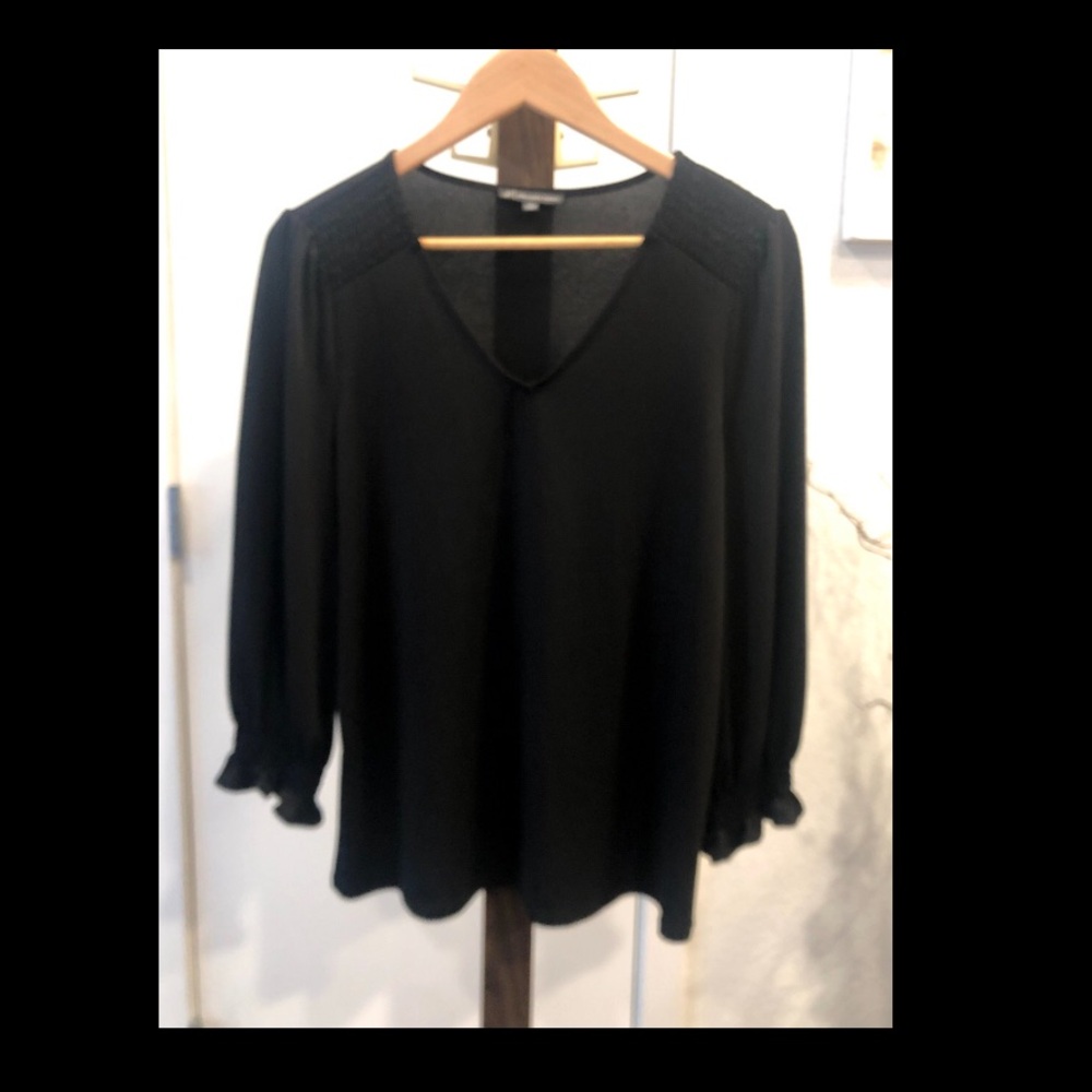 2 for $22 - Black Long-Sleeve V-Neck Women’s Top